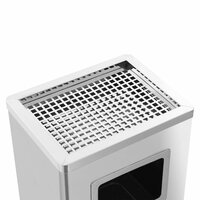 Asbak/prullenbak Hotel 45 L roestvrij staal 5