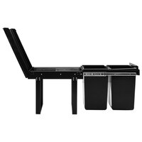 Inbouwprullenbak uittrekbaar soft-close 48 L 5