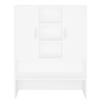 Wasmachinekast 70,5x25,5x90 cm wit 3