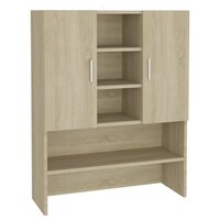 Wasmachinekast 70,5x25,5x90 cm sonoma eikenkleurig 2