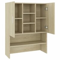Wasmachinekast 70,5x25,5x90 cm sonoma eikenkleurig 5