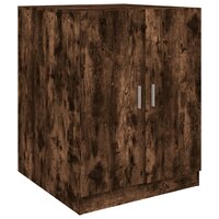 Wasmachinekast 71x71,5x91,5 cm gerookt eikenkleurig 2
