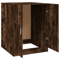 Wasmachinekast 71x71,5x91,5 cm gerookt eikenkleurig 7