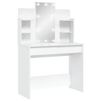 Kaptafel met LED-verlichting 96x40x142 cm wit 2