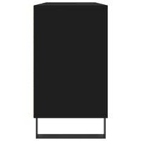 Badkamerkast 80x33x60 cm bewerkt hout zwart 7