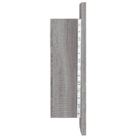 Badkamerspiegelkast LED 40x12x45 cm bewerkt hout grijs sonoma 11