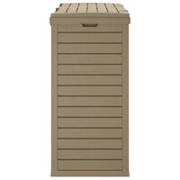 Vuilnisbak voor buiten 78x41x86 cm polypropeen lichtbruin 6