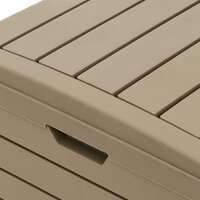 Vuilnisbak voor buiten 78x41x86 cm polypropeen lichtbruin 9