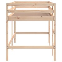 Kinderhoogslaper met ladder 90x200 cm massief grenenhout 6
