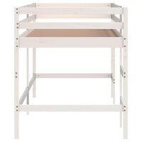 Kinderhoogslaper met ladder 90x200 cm massief grenenhout wit 6