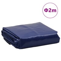 Dekzeil 650 g/m&sup2; &Oslash; 2 m blauw 8