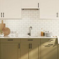 Handvatten 10 st 96 mm roestvrij staal zwart 4