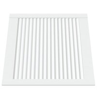 Kastdeuren met lamellen 4 st 61,5x59,4 cm grenenhout wit 3