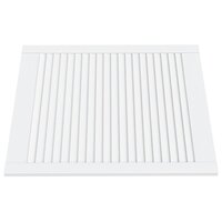 Kastdeuren met lamellen 2 st 69x59,4 cm massief grenenhout wit 3