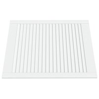 Kastdeuren met lamellen 4 st 69x59,4 cm massief grenenhout wit 3