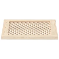 Kastdeuren met latwerk 2 st 49,5x61,5 cm massief grenenhout 4