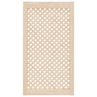 Kastdeuren met latwerk 2 st 49,5x99 cm massief grenenhout 3