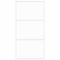 Schuifdeur 102,5x205 cm gehard glas en aluminium wit 4