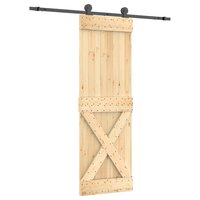 Schuifdeur met beslag 70x210 cm massief grenenhout 2