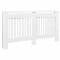 Radiatorombouw 152 cm MDF wit 2