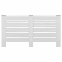 Radiatorombouw 152x19x81,5 cm MDF wit 3