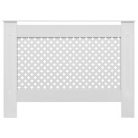 Radiatorombouw 112x19x81,5 cm MDF wit 3