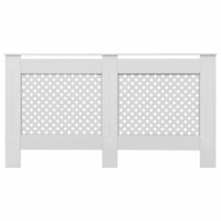 Radiatorombouw 152x19x81,5 cm MDF wit 3