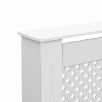 Radiatorombouw 152x19x81,5 cm MDF wit 5