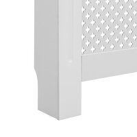 Radiatorombouw 152x19x81,5 cm MDF wit 6