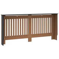 Radiatorombouw 172x19x81,5 cm MDF zwart 5