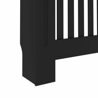 Radiatorombouw 172x19x81,5 cm MDF zwart 7