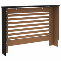 Radiatorombouw 112x19x81,5 cm MDF zwart 5