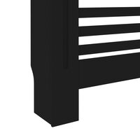 Radiatorombouw 112x19x81,5 cm MDF zwart 7