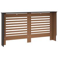 Radiatorombouw 152x19x81,5 cm MDF zwart 5