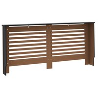 Radiatorombouw 172x19x81,5 cm MDF zwart 5