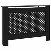 Radiatorombouw 112x19x81,5 cm MDF zwart 2
