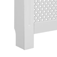 Radiatorombouwen 2 st 112x19x81,5 cm MDF wit 7
