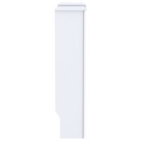 Radiatorombouw 205 cm MDF wit 4