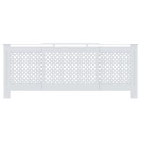 Radiatorombouw 205 cm MDF wit 3