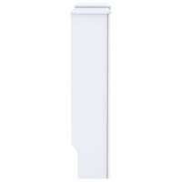 Radiatorombouw 205 cm MDF wit 4