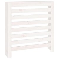 Radiatorombouw 79,5x19x84 cm massief grenenhout wit 2