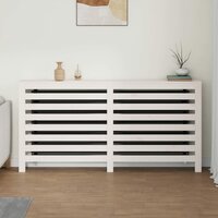 Radiatorombouw 169x19x84 cm massief grenenhout wit 3