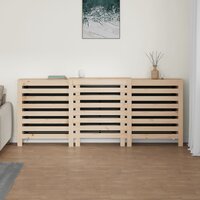 Radiatorombouw 210x21x85 cm massief grenenhout 3