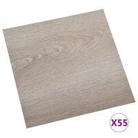 Vloerplanken zelfklevend 55 st 5,11 m&sup2; PVC taupe 2