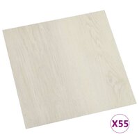 Vloerplanken zelfklevend 55 st 5,11 m&sup2; PVC beige 2