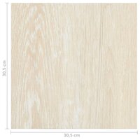 Vloerplanken 20 st zelfklevend 1,86 m&sup2; PVC beige 11