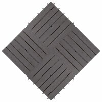 Terrastegels 10 st 30x30 cm massief acaciahout greywash 4