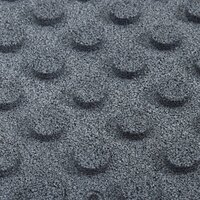 Valtegels 12 st 50x50x3 cm rubber grijs 7