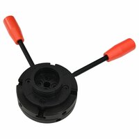 Houtklauwplaat 4 bekken met M33 verbinding 100 mm staal 2