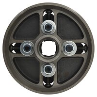 Houtklauwplaat 4 bekken M33 verbinding 150x63 mm staal zwart 4